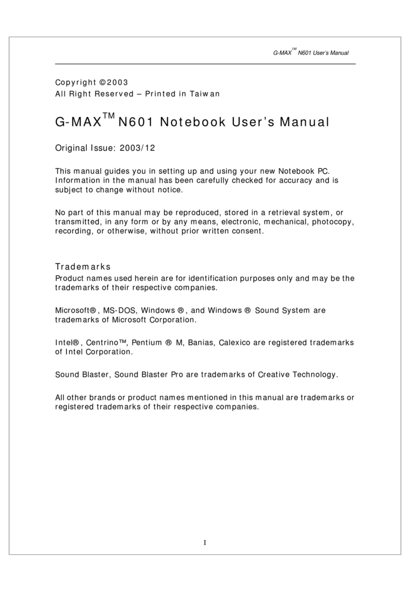 Gigabyte G-MAX N601 user manual