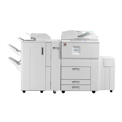 Gestetner DSm651 Installation and maintenance instructions