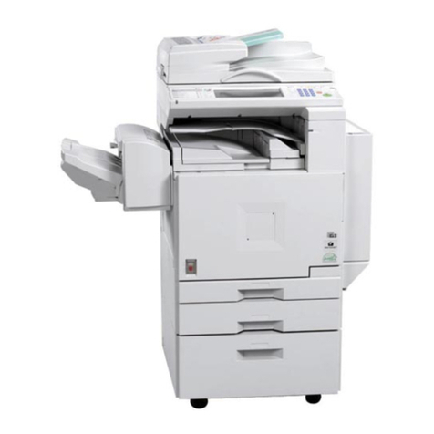 Gestetner DSc224 Installation and maintenance instructions