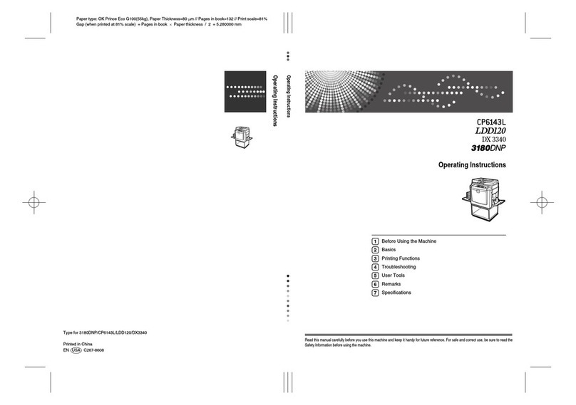 Gestetner CP6143L User manual