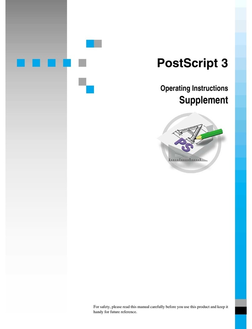 Gestetner P7126 User manual
