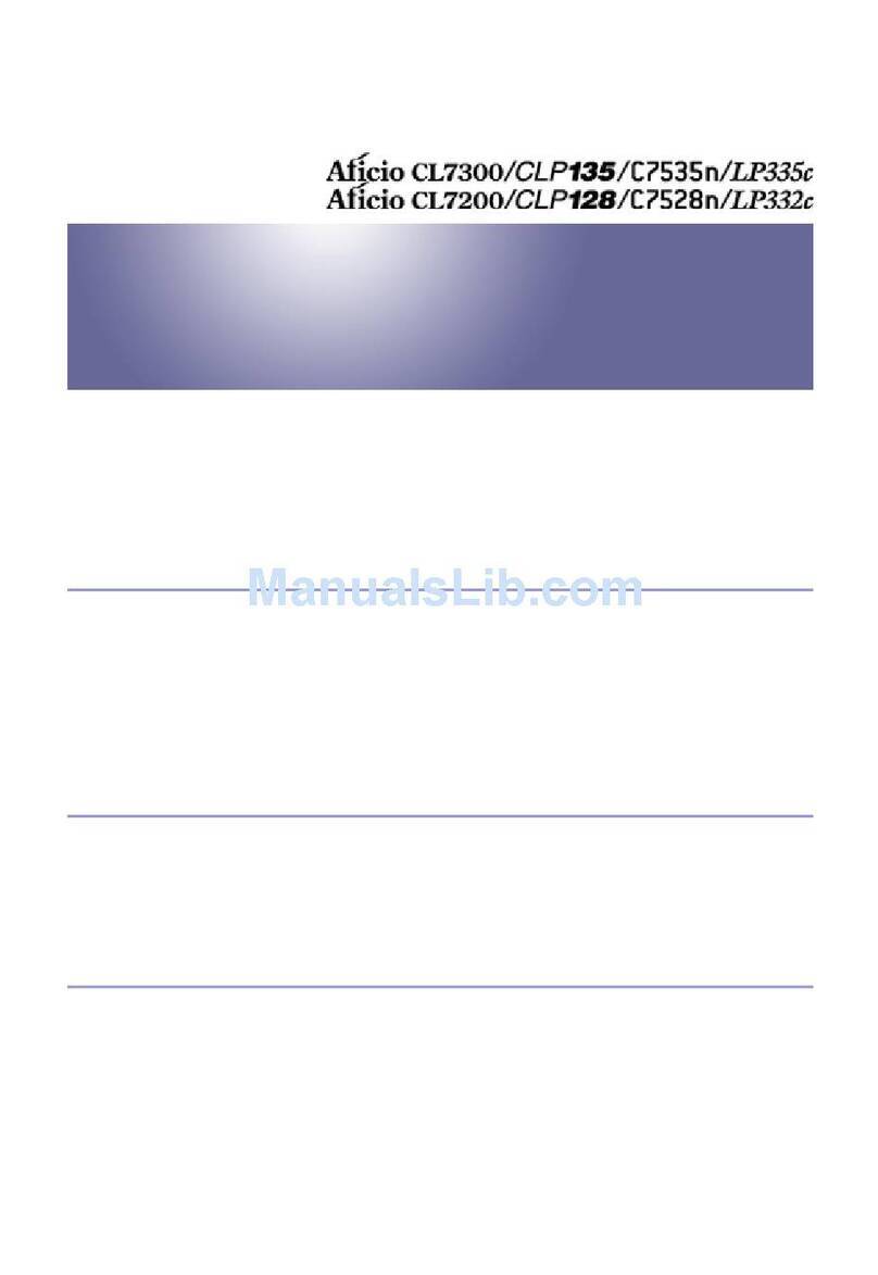 Ricoh C7528 User manual