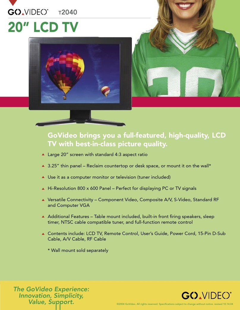 GoVideo T2040 Owner's manual
