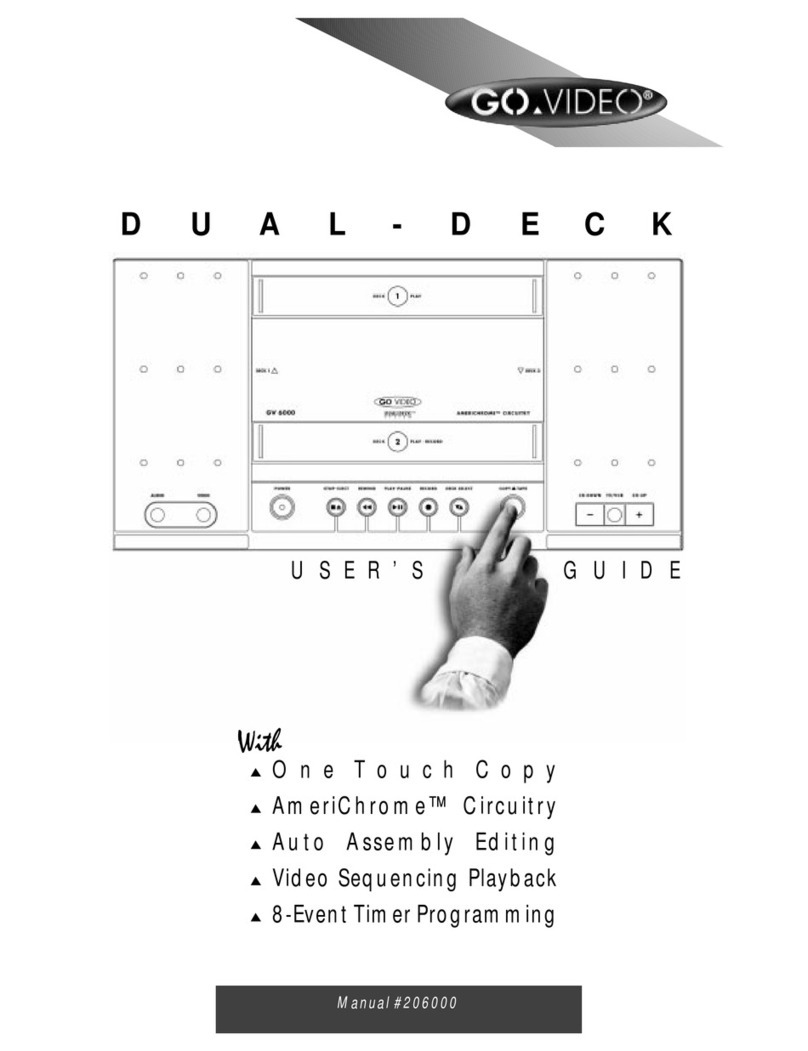 GoVideo GV6000 User manual