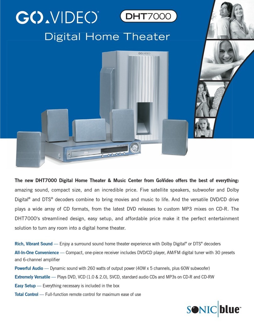 GoVideo DHT7000 Specifications