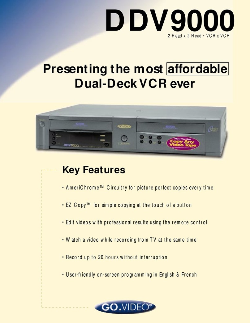 GoVideo DDV9000 User manual