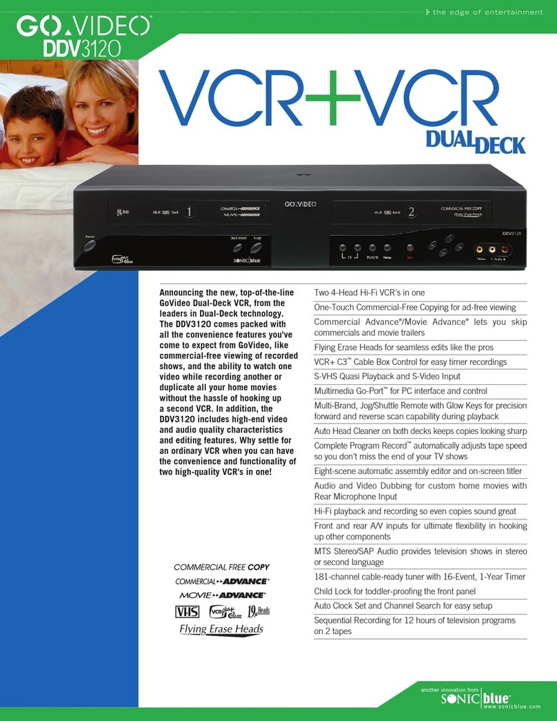 GoVideo DDV3120 Specifications