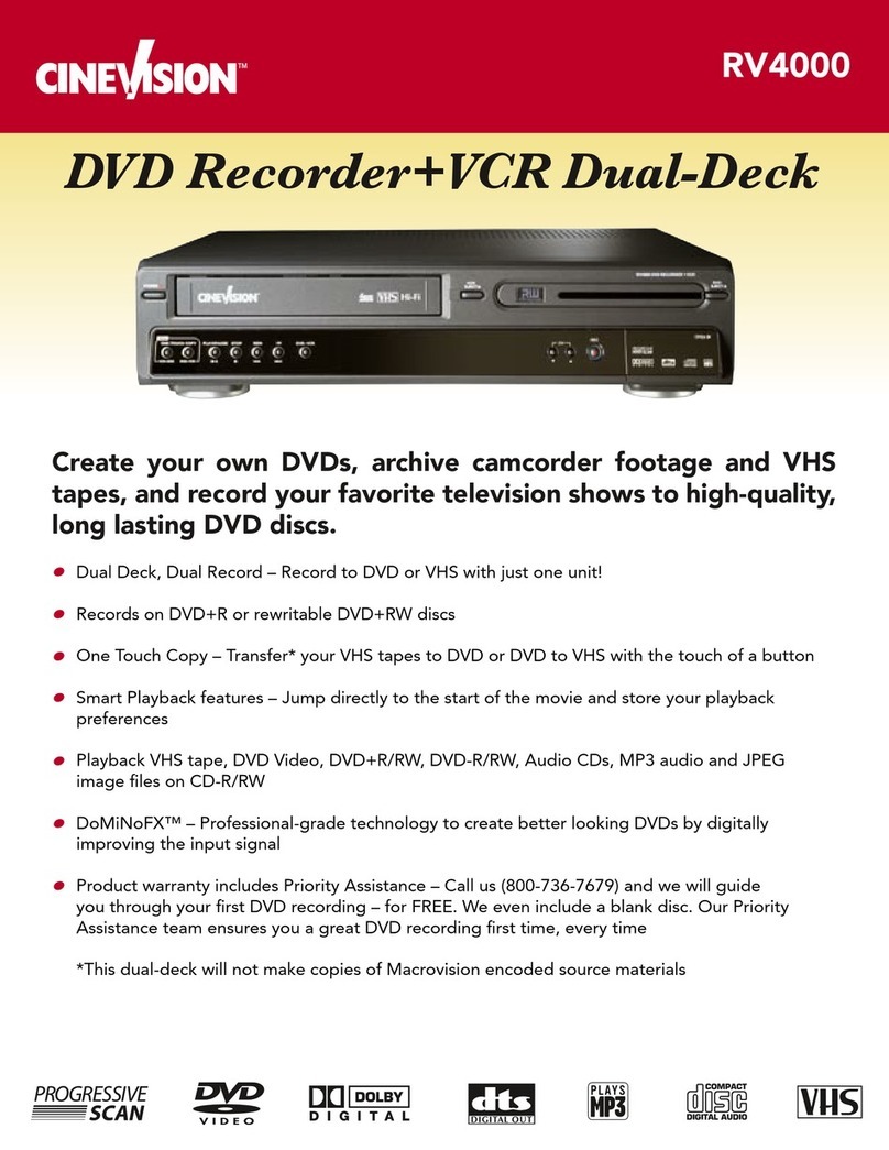 cineVision RV4000 Specifications