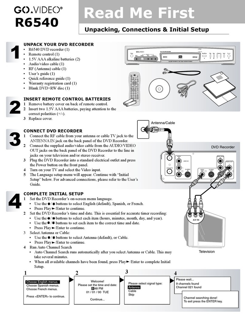 GoVideo R6540 Manual
