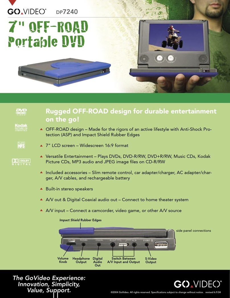 GoVideo DP7240 Owner's manual