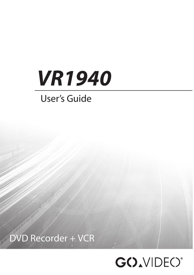 GoVideo VR1940 User manual