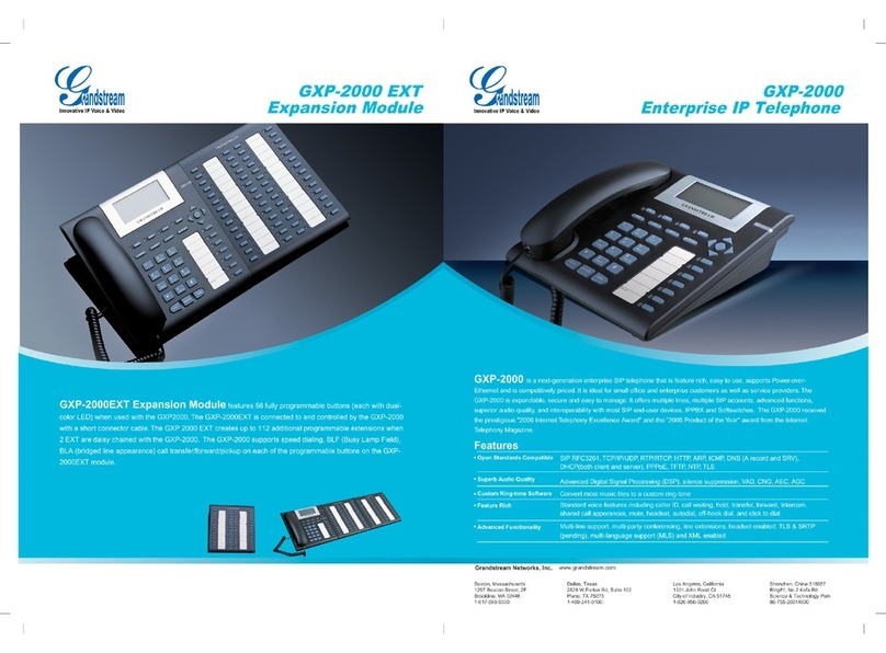 Grandstream Networks Grandstream GXP-2000 User manual