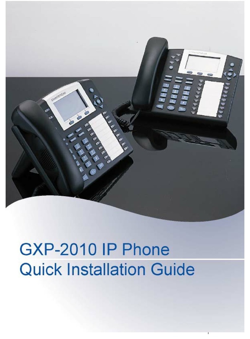Grandstream Networks Grandstream GXP-2010 User manual Grandstream Networks Grandstream GXP-2010 User manual
