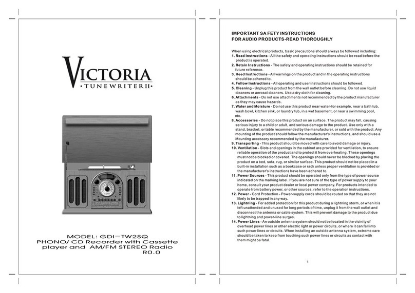 Victoria GDI-TW2SQ user guide