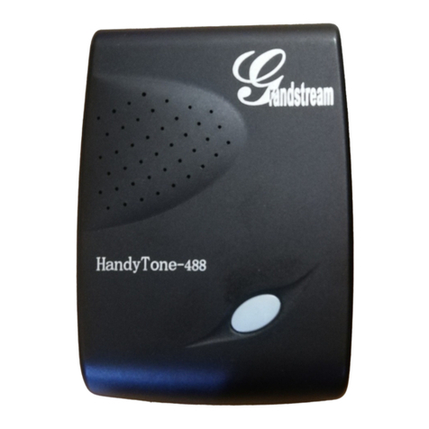 Grandstream Networks HT-488 User manual Grandstream Networks HT-488 User manual