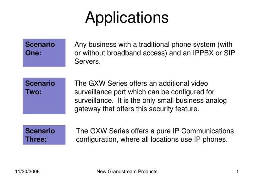 Grandstream Networks GXW-4104 User guide Grandstream Networks GXW-4104 User guide