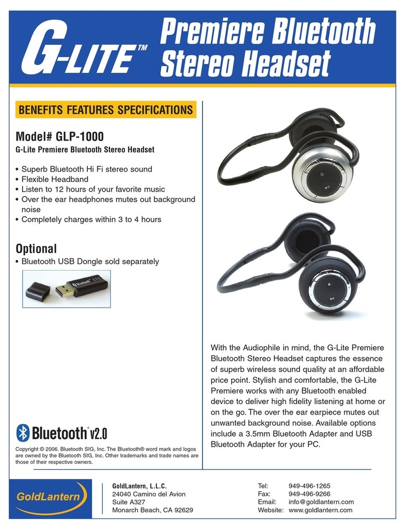 Goldlantern G-LITE GLP-1000 Specifications