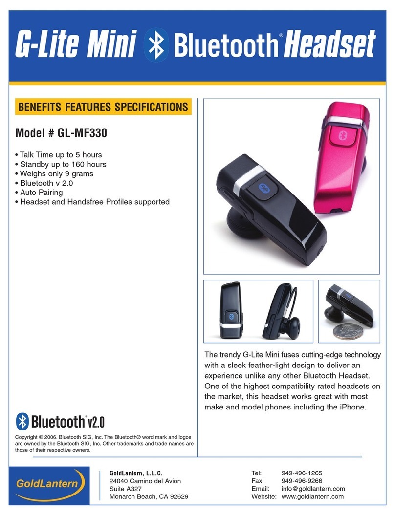 Goldlantern G-Lite Mini GL-MF330 Specifications