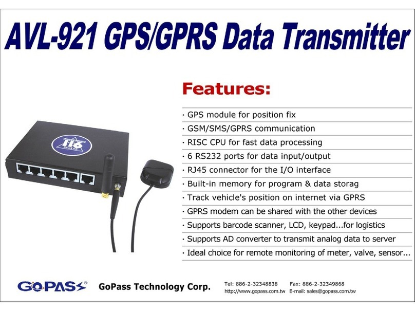 GoPass AVL-921 Specifications