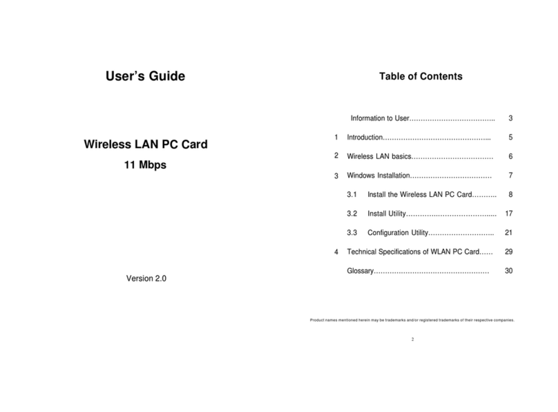 Gigafast WE721-AEX User manual
