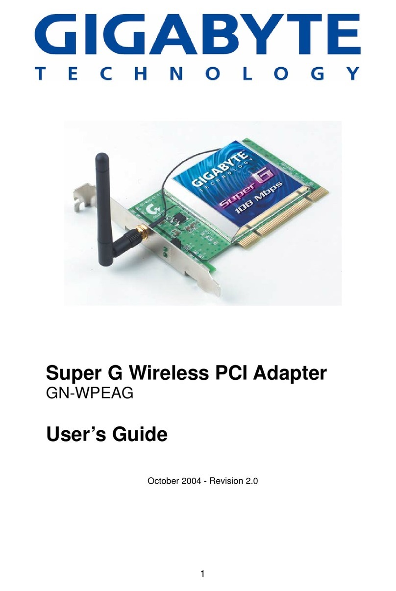 Gigabyte GN-WPEAG User manual
