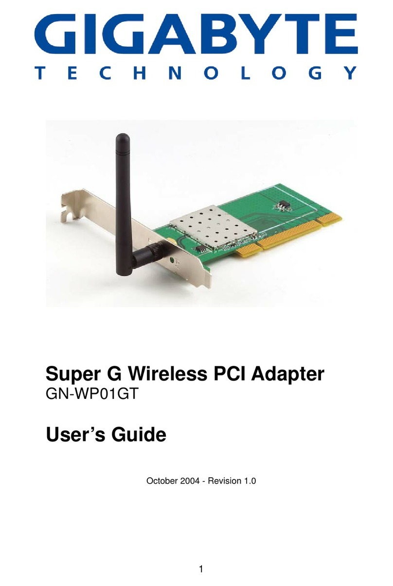 Gigabyte GN-WP01GT User manual