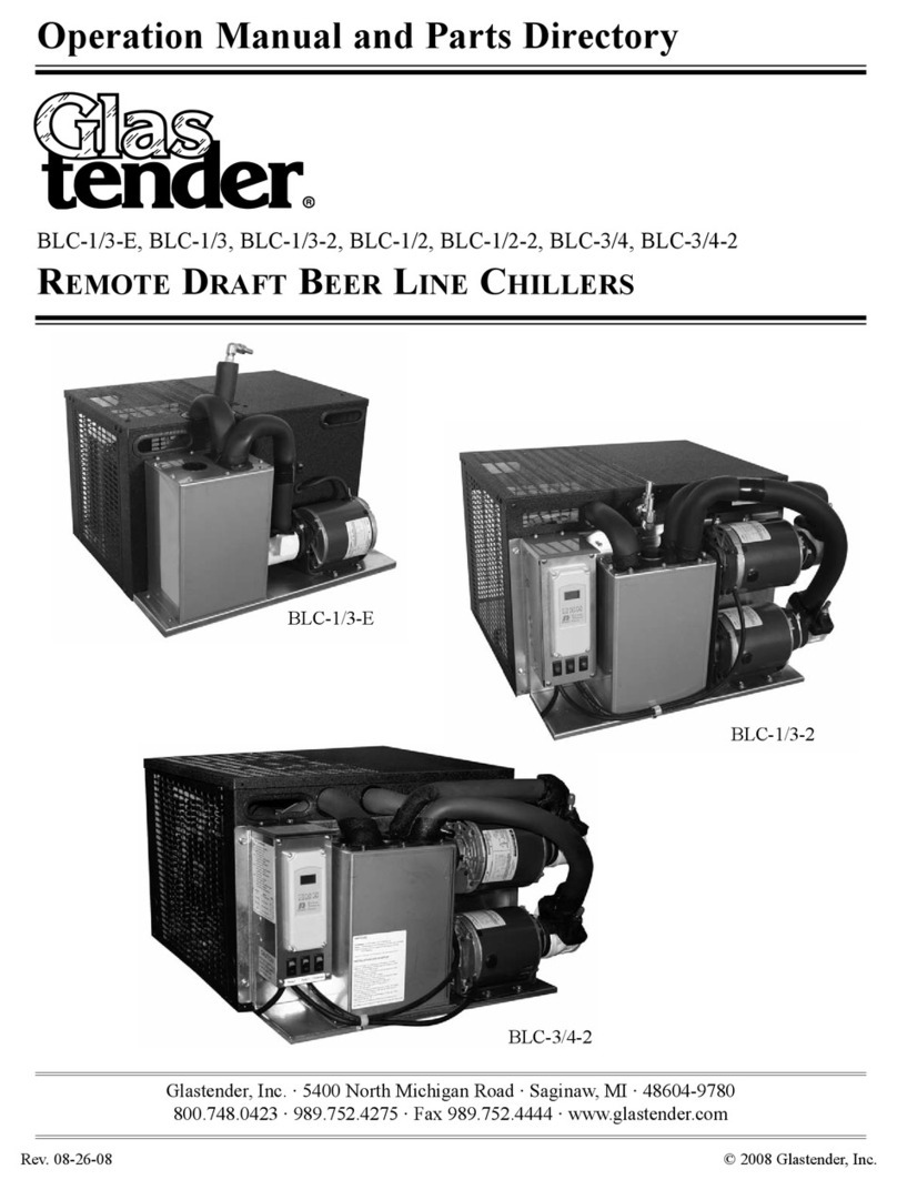 Glastender BLC-1/2 Operation manual