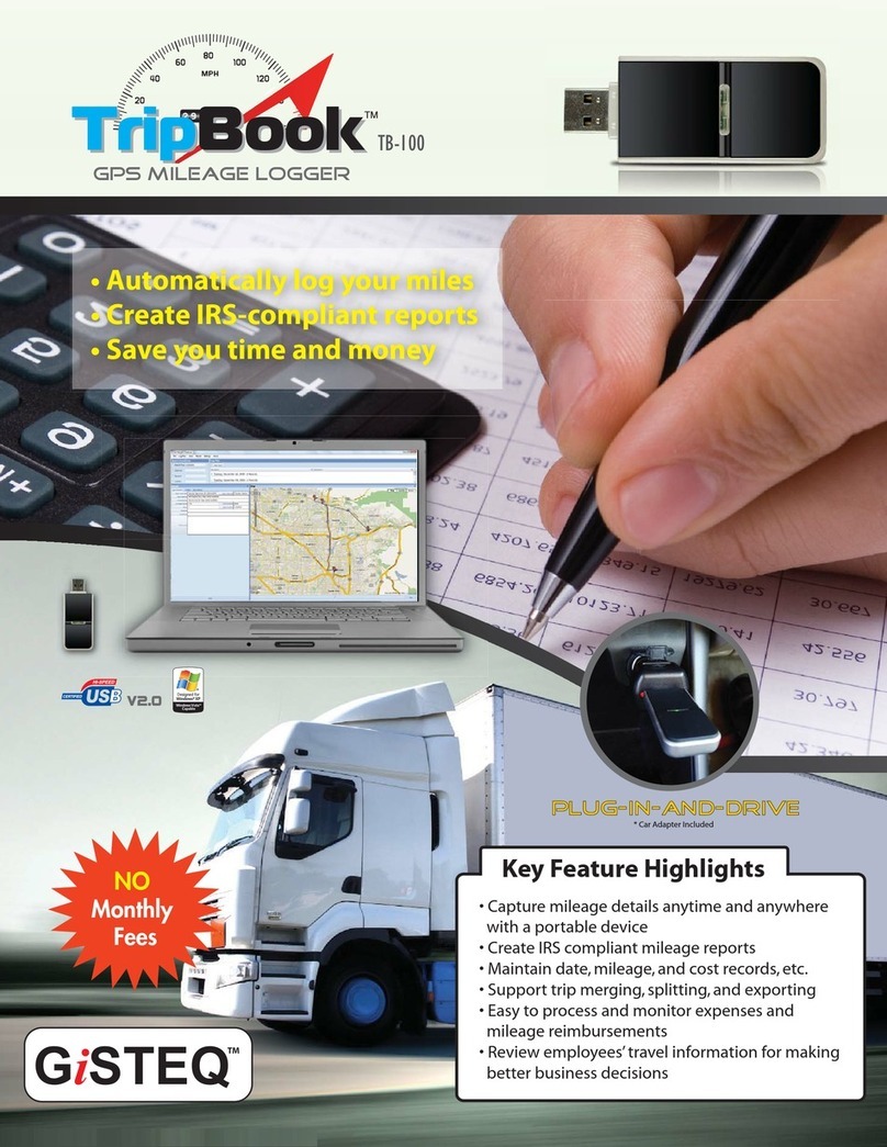 Gisteq TripBook TB-100 User manual