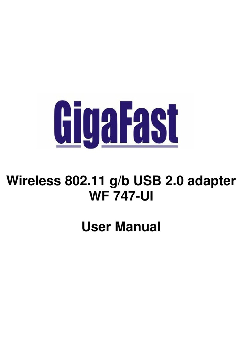 Gigafast WF747-Ul user manual