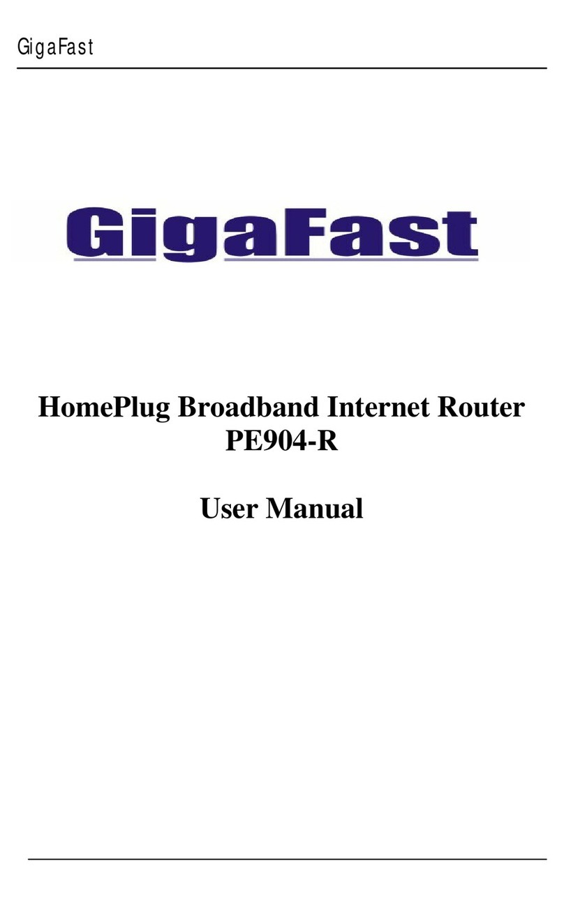 Gigafast PE904-R User manual