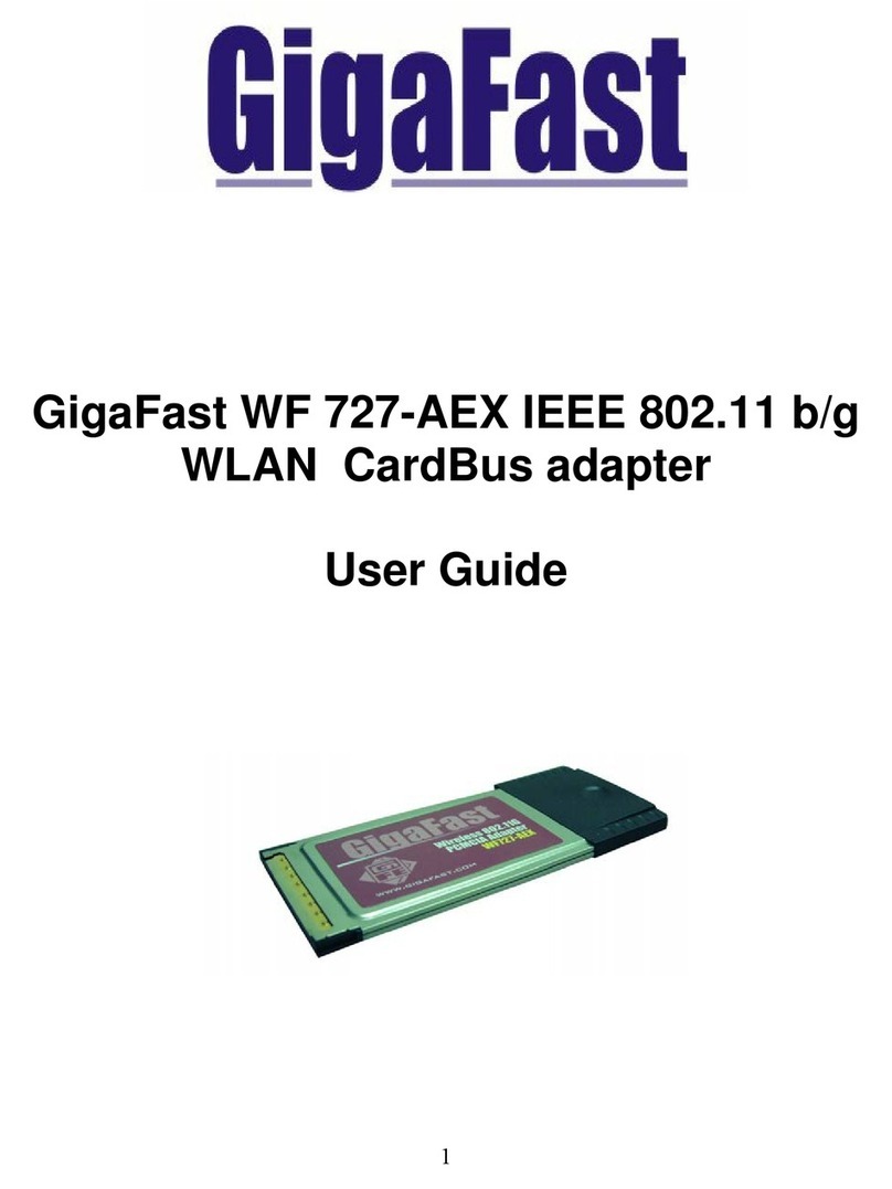 Gigafast WF727-AEX user guide