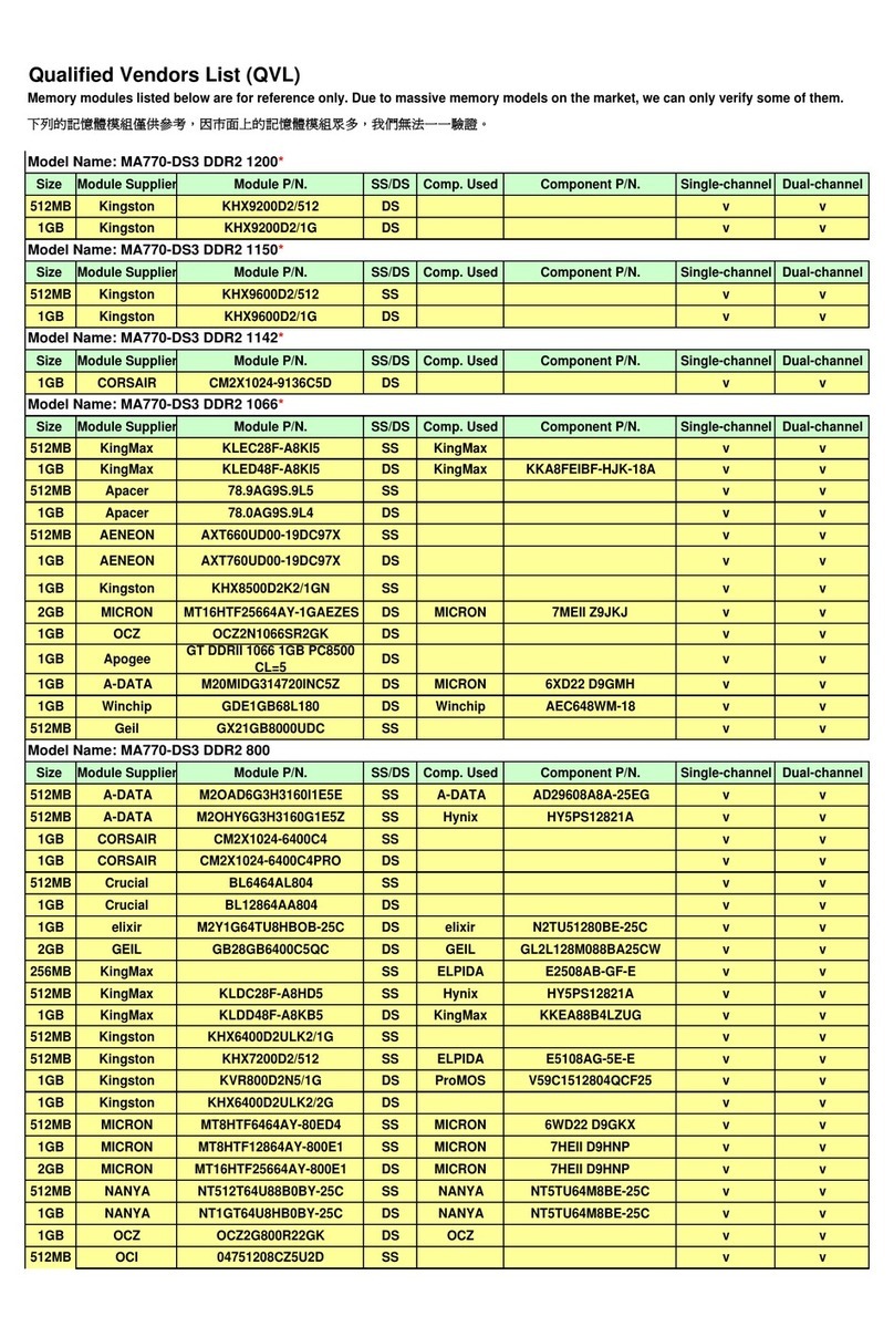 Gigabyte GA-MA770-DS3 Manual