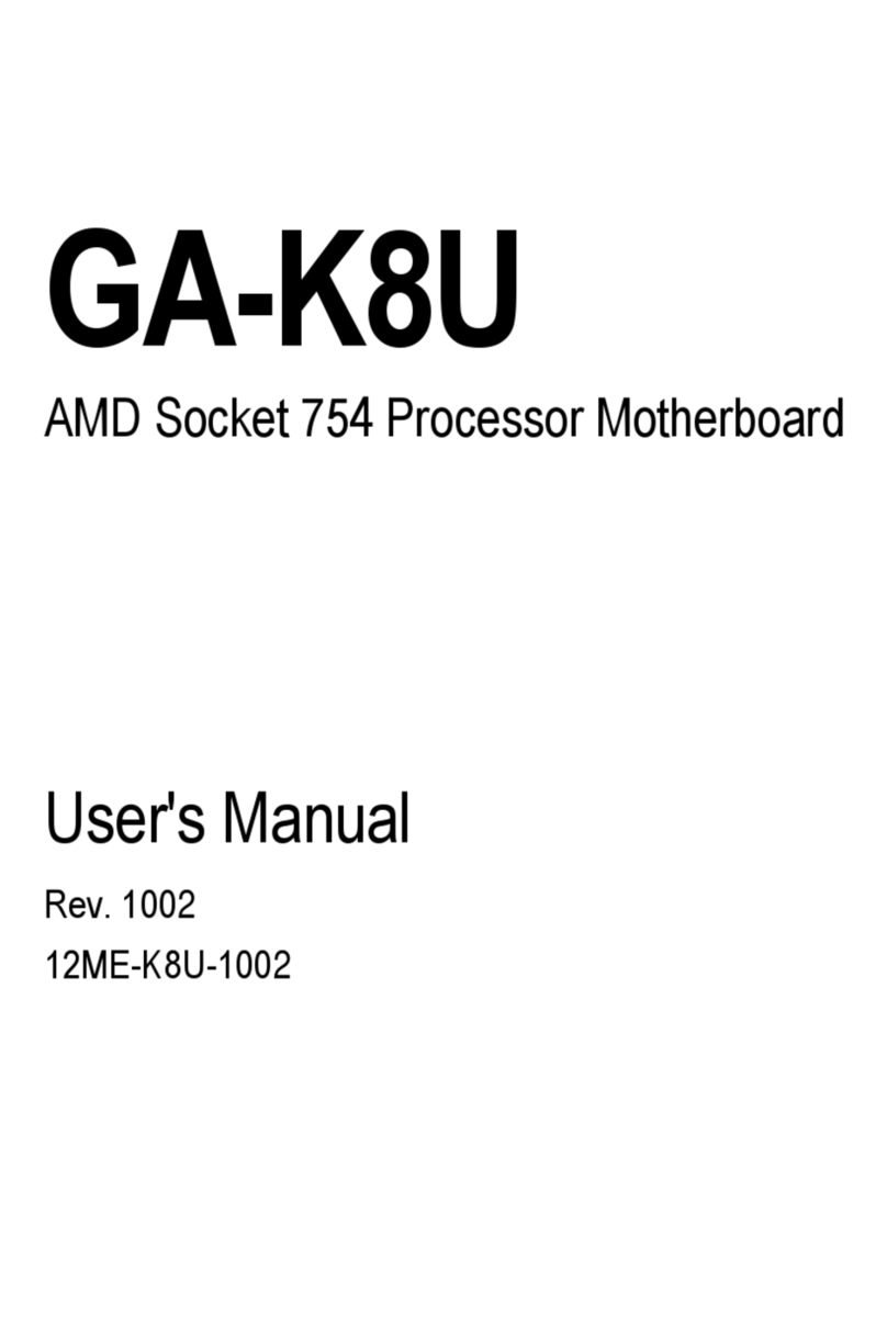 Gigabyte GA-K8U user manual