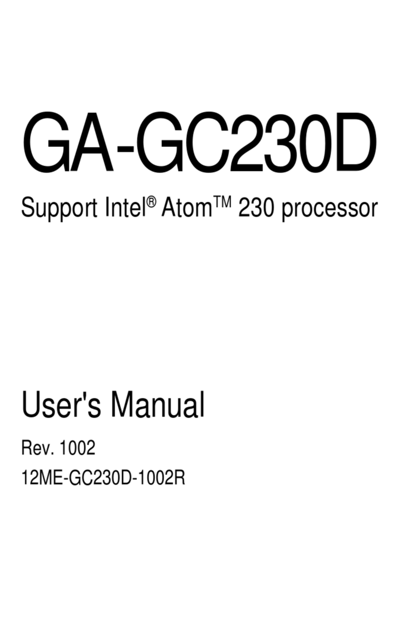 Gigabyte GA-GC230D User manual