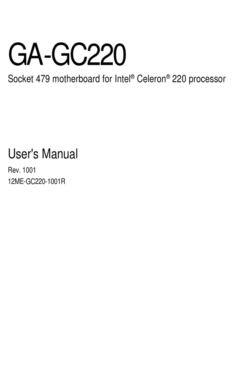Gigabyte GA-GC220 User manual