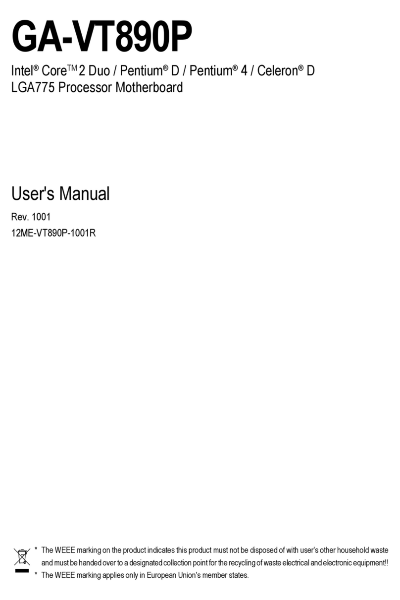 Gigabyte GA-VT890P user manual