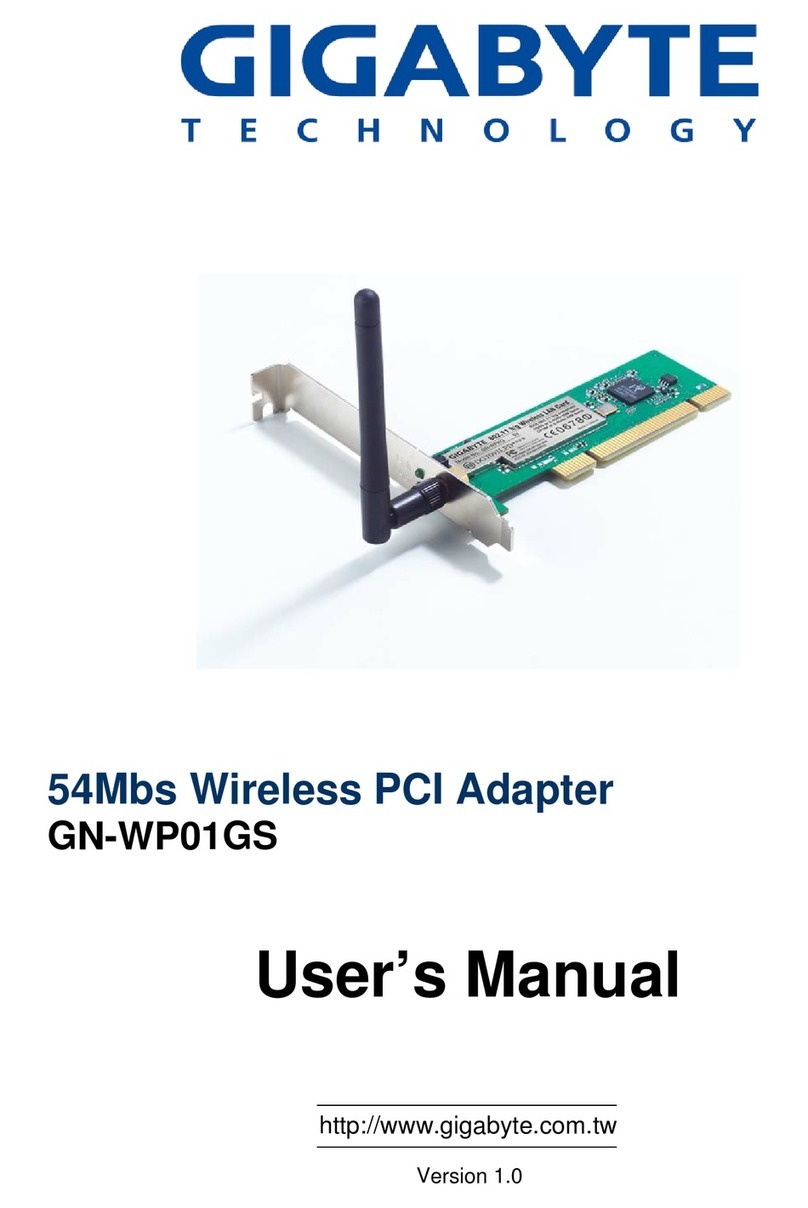 Gigabyte GN-WP01GS user manual