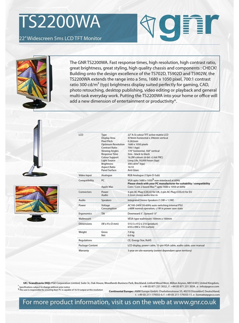Gnr TS2200WA User manual