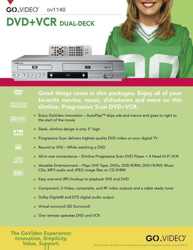 GoVideo DV1140 User manual