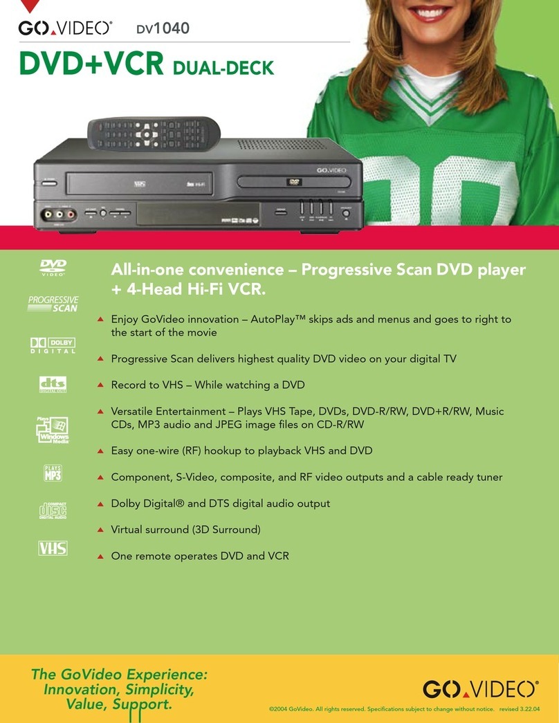 GoVideo DV1040 User manual