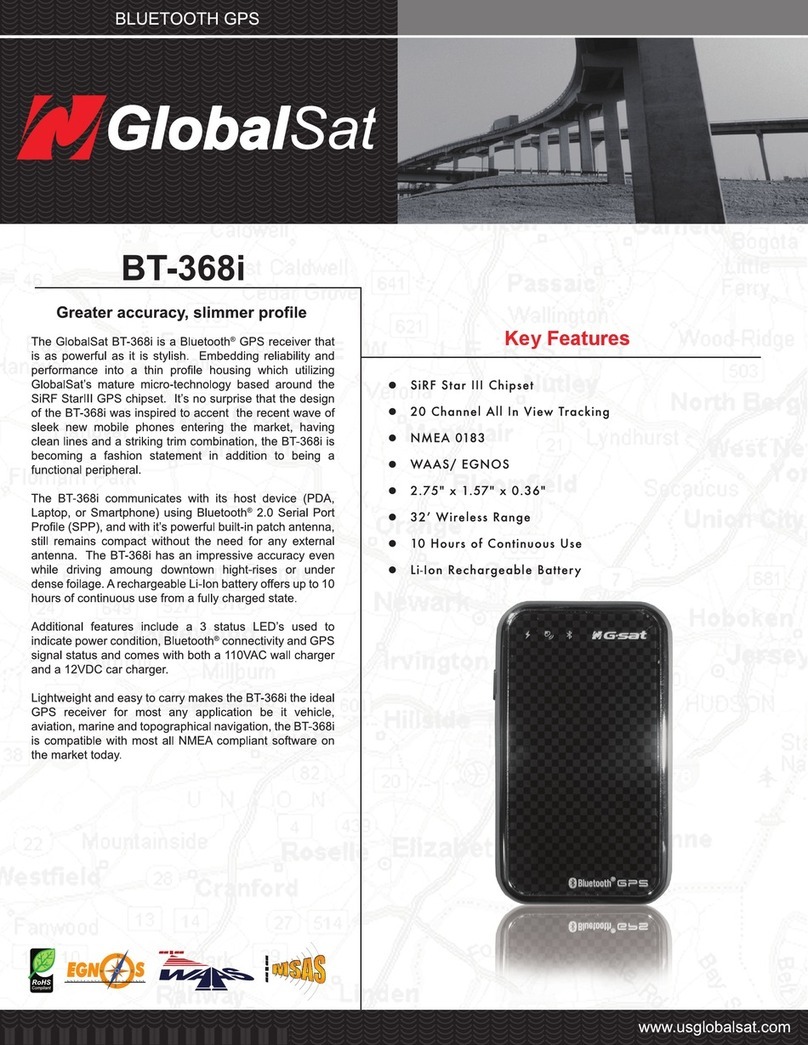 Global Sat BT-368i Specifications