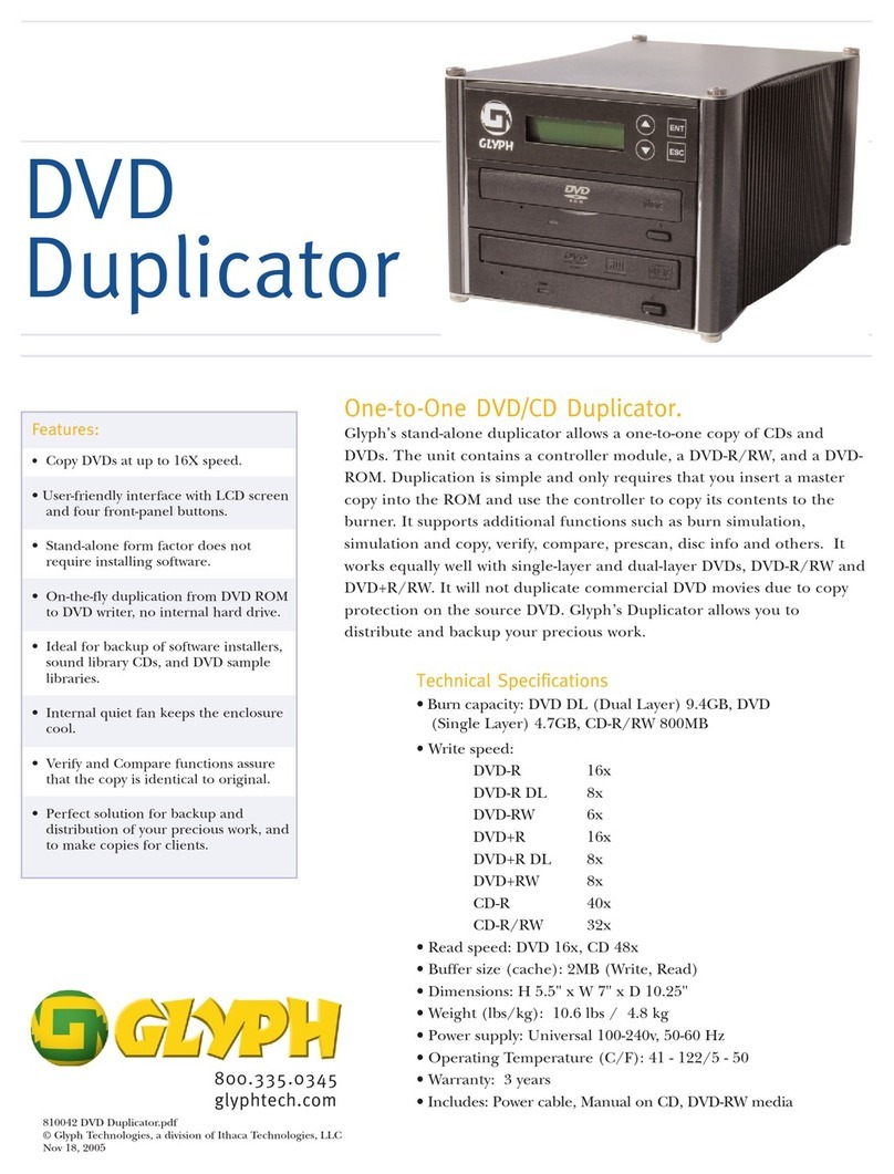 Glyph GLDP2-16X Technical specifications