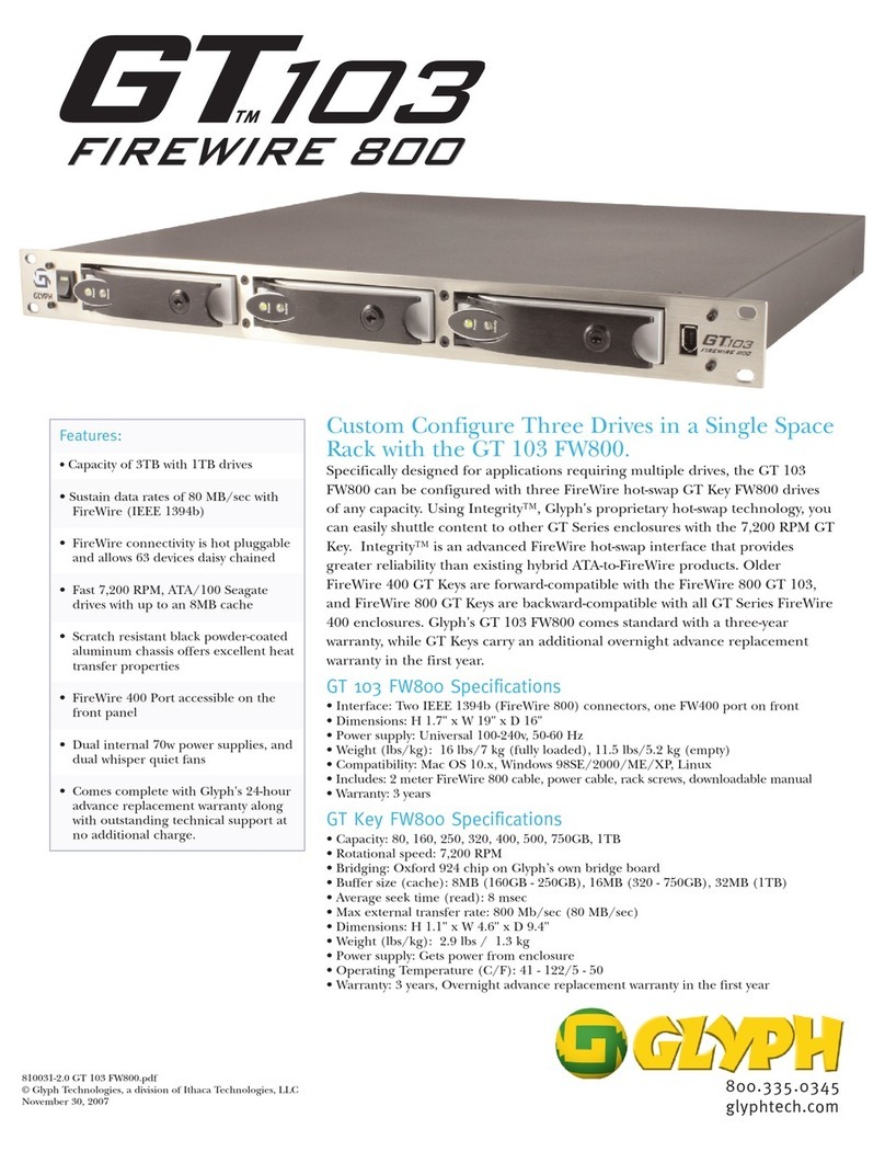 Glyph GT103800-1000 Specifications
