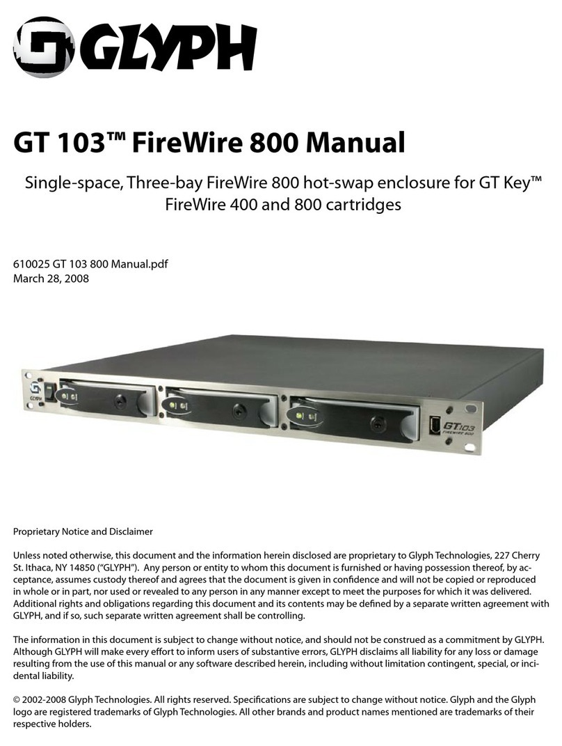 Glyph GT103800-1000 User manual