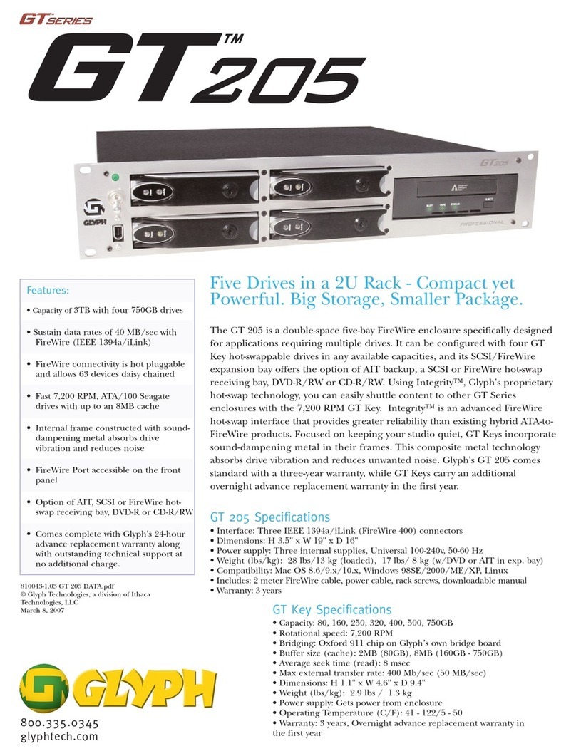 Glyph GT205-1000 Specifications