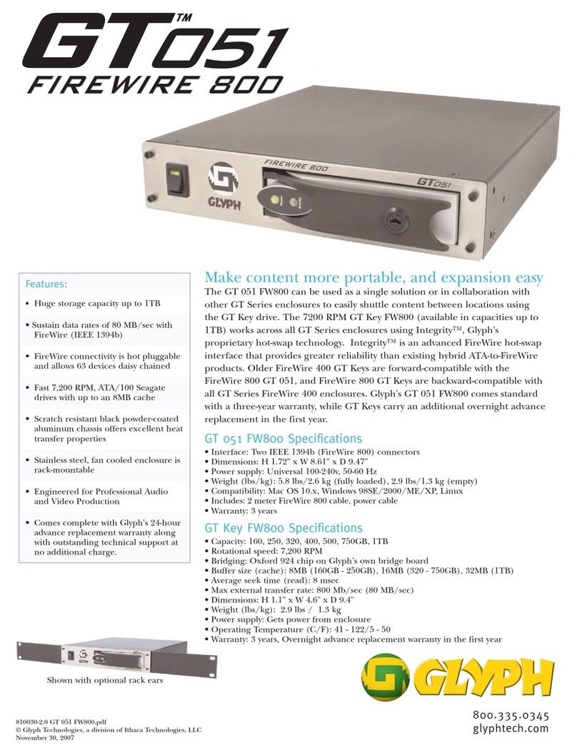 Glyph GT051800-1000 Specifications