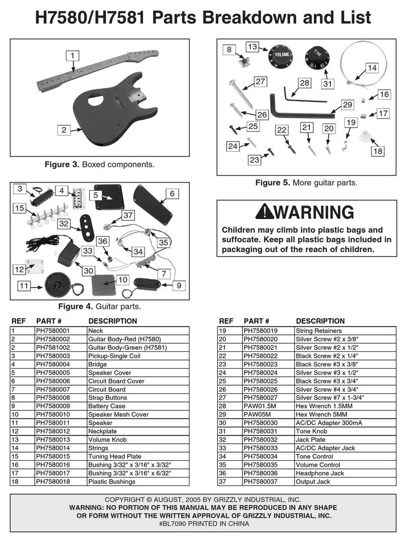 Grizzly H7580 Parts Breakdown