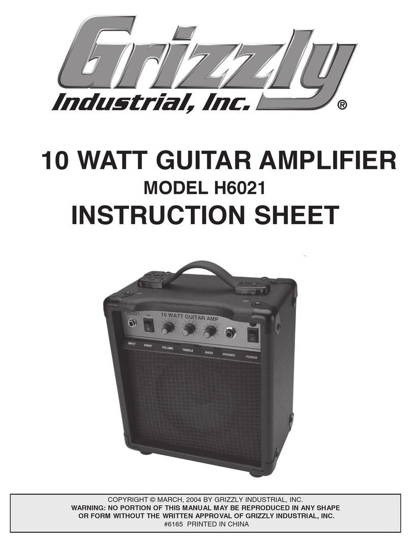 Grizzly H6021 User manual