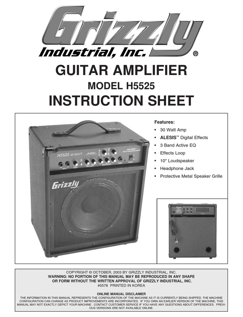Grizzly H5525 User manual