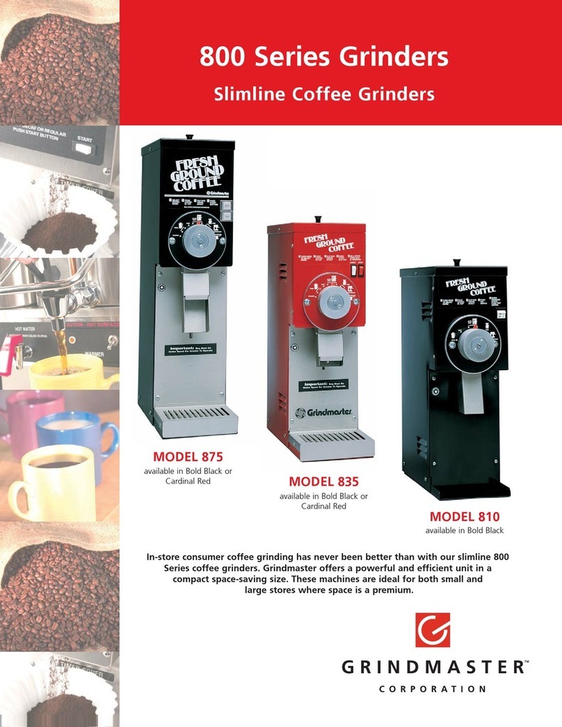 Grindmaster 810 User manual